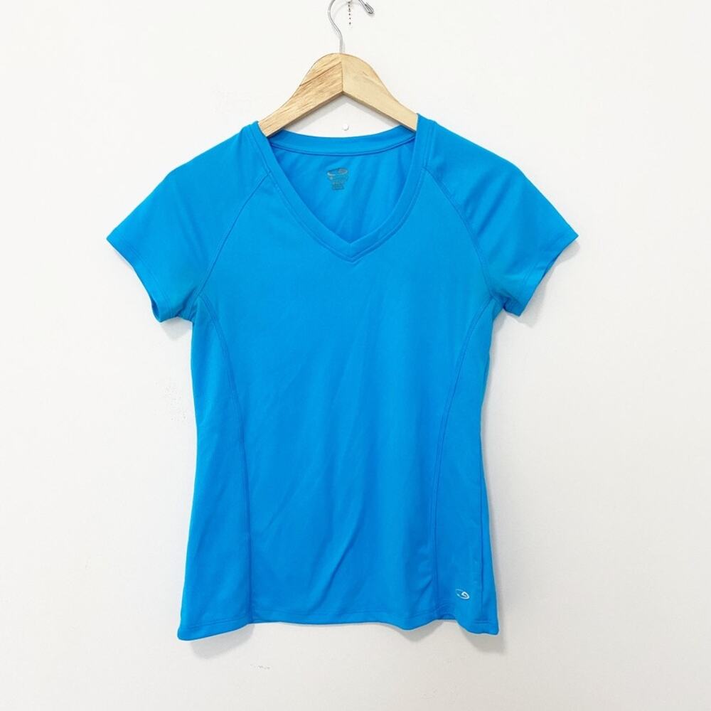 Champion Blue Short Sleeve Workout Top Size XS